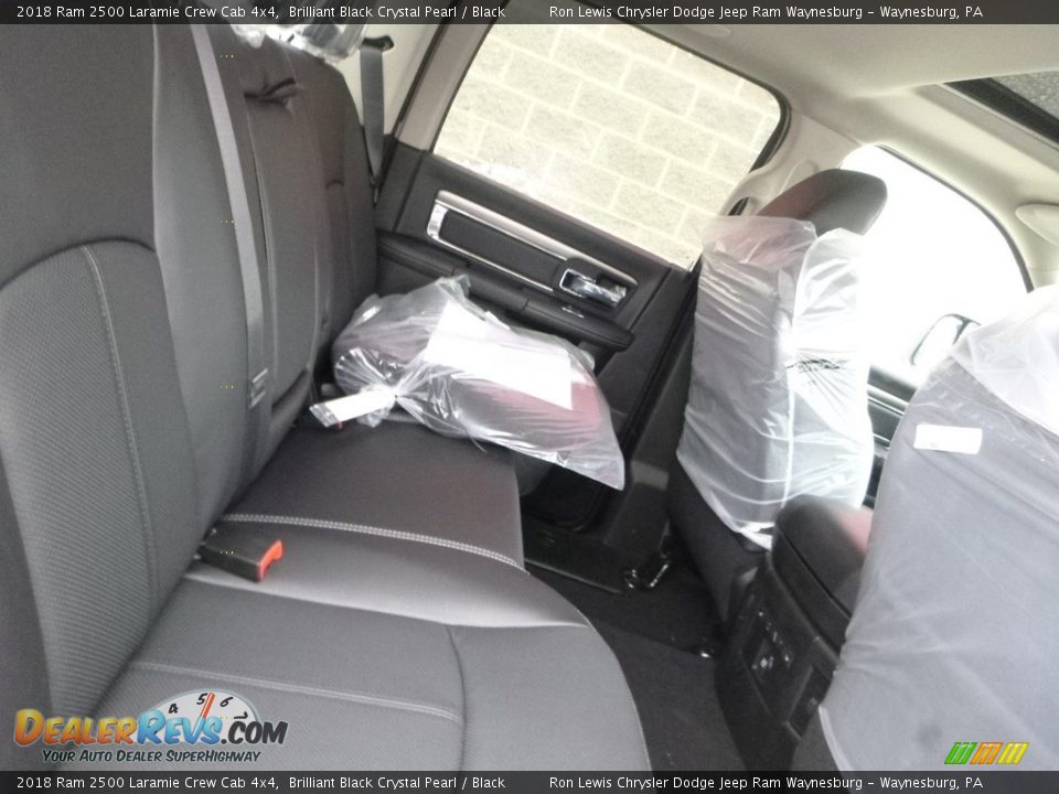2018 Ram 2500 Laramie Crew Cab 4x4 Brilliant Black Crystal Pearl / Black Photo #12