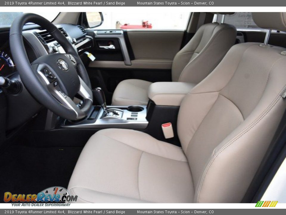Front Seat of 2019 Toyota 4Runner Limited 4x4 Photo #6