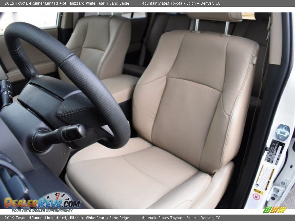 Front Seat of 2019 Toyota 4Runner Limited 4x4 Photo #7