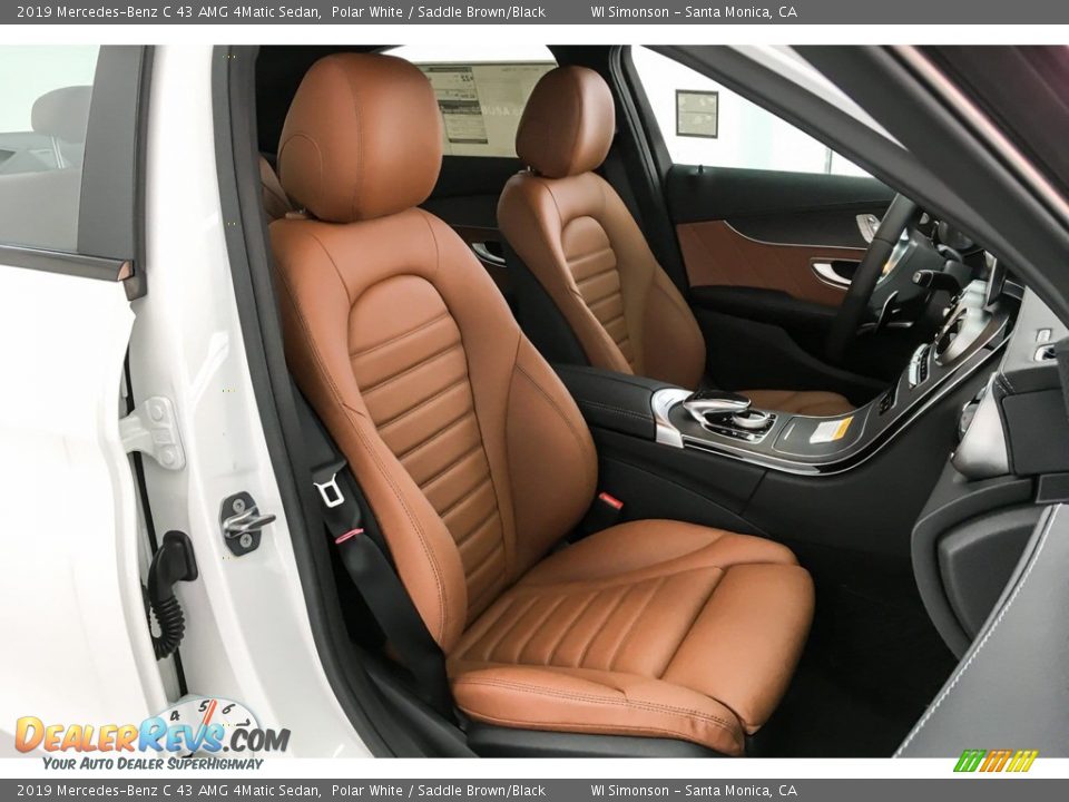 Saddle Brown/Black Interior - 2019 Mercedes-Benz C 43 AMG 4Matic Sedan Photo #5