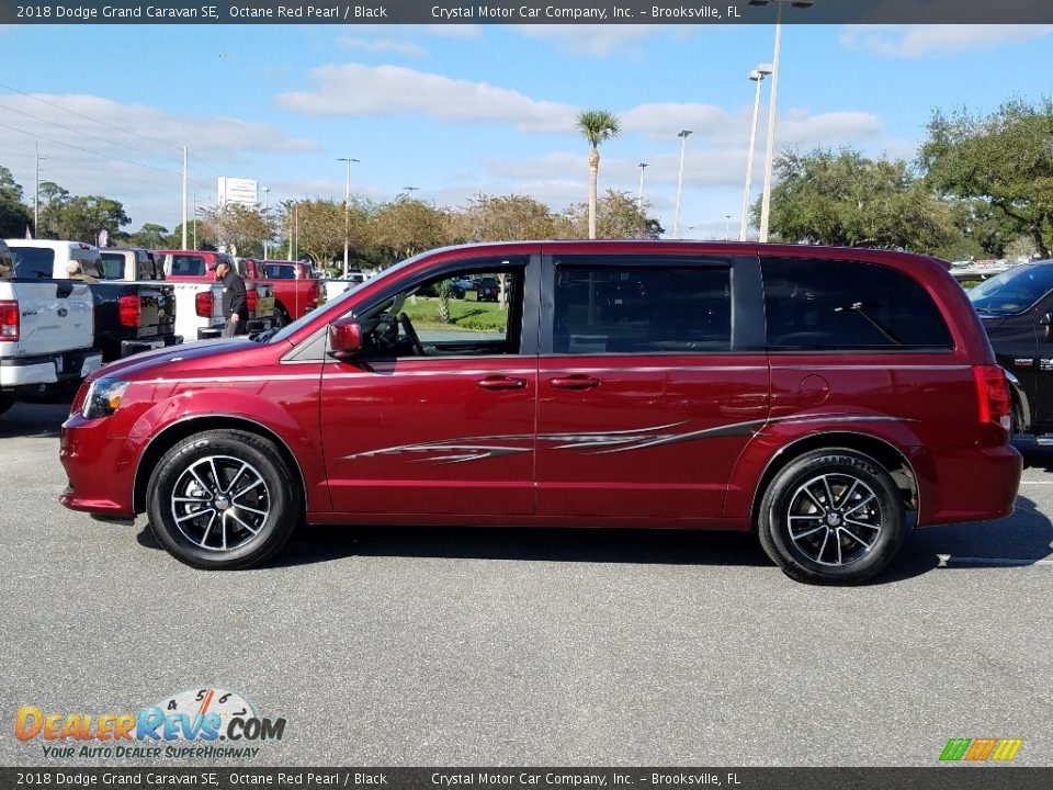 2018 Dodge Grand Caravan SE Octane Red Pearl / Black Photo #2
