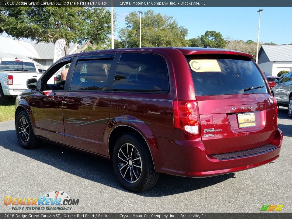 2018 Dodge Grand Caravan SE Octane Red Pearl / Black Photo #3