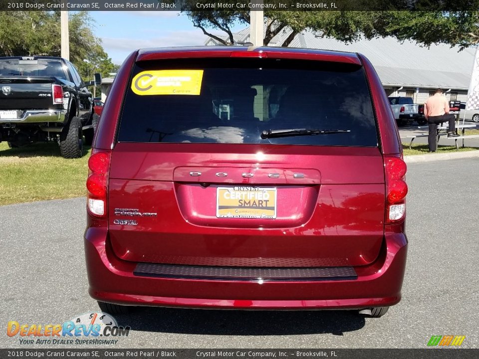2018 Dodge Grand Caravan SE Octane Red Pearl / Black Photo #4