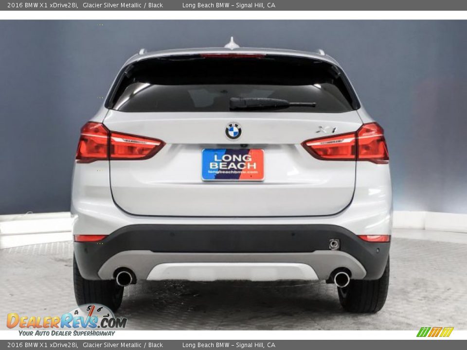 2016 BMW X1 xDrive28i Glacier Silver Metallic / Black Photo #3