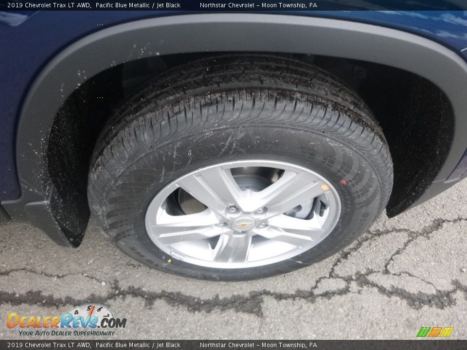 2019 Chevrolet Trax LT AWD Pacific Blue Metallic / Jet Black Photo #10