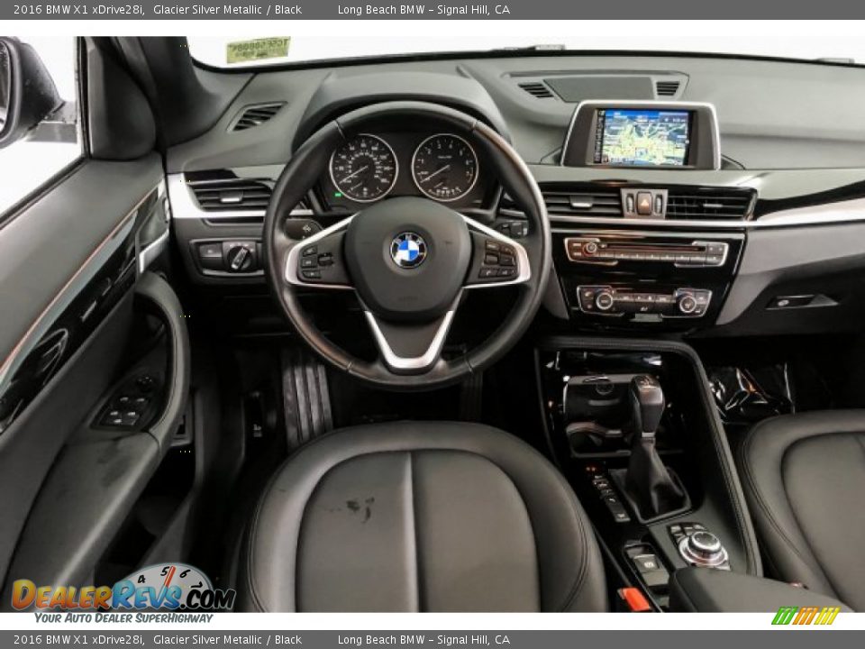 2016 BMW X1 xDrive28i Glacier Silver Metallic / Black Photo #4