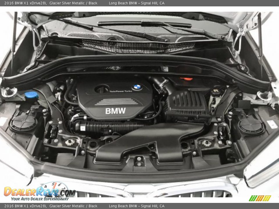 2016 BMW X1 xDrive28i Glacier Silver Metallic / Black Photo #9