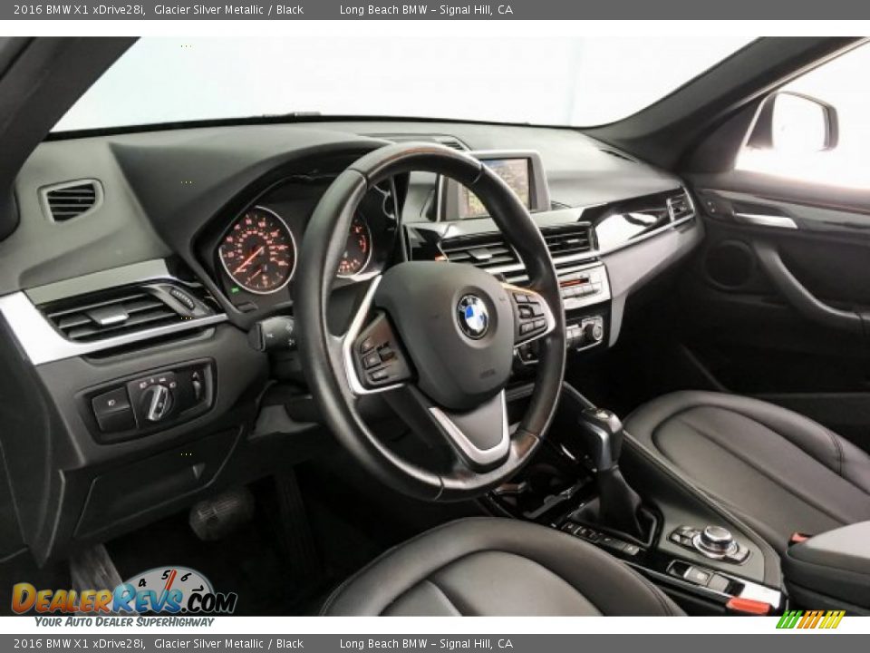 2016 BMW X1 xDrive28i Glacier Silver Metallic / Black Photo #20