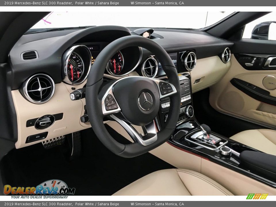 Dashboard of 2019 Mercedes-Benz SLC 300 Roadster Photo #4