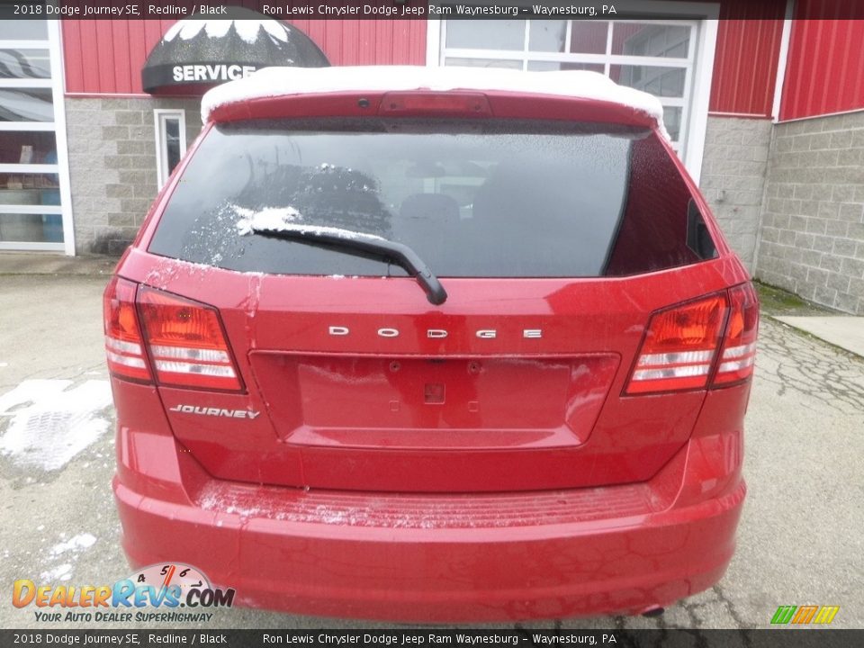 2018 Dodge Journey SE Redline / Black Photo #4