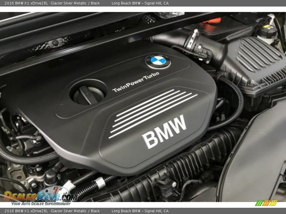 2016 BMW X1 xDrive28i Glacier Silver Metallic / Black Photo #31