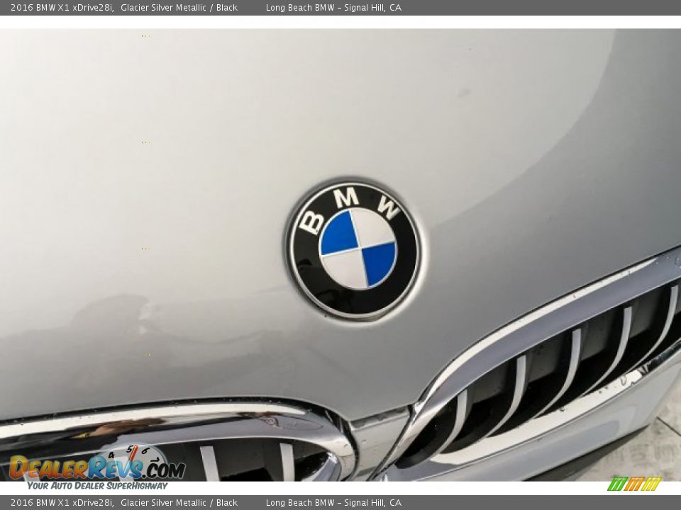 2016 BMW X1 xDrive28i Glacier Silver Metallic / Black Photo #33
