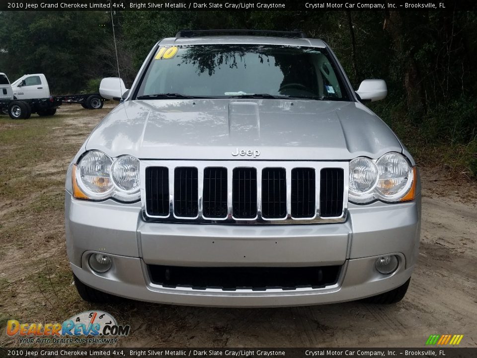 2010 Jeep Grand Cherokee Limited 4x4 Bright Silver Metallic / Dark Slate Gray/Light Graystone Photo #8