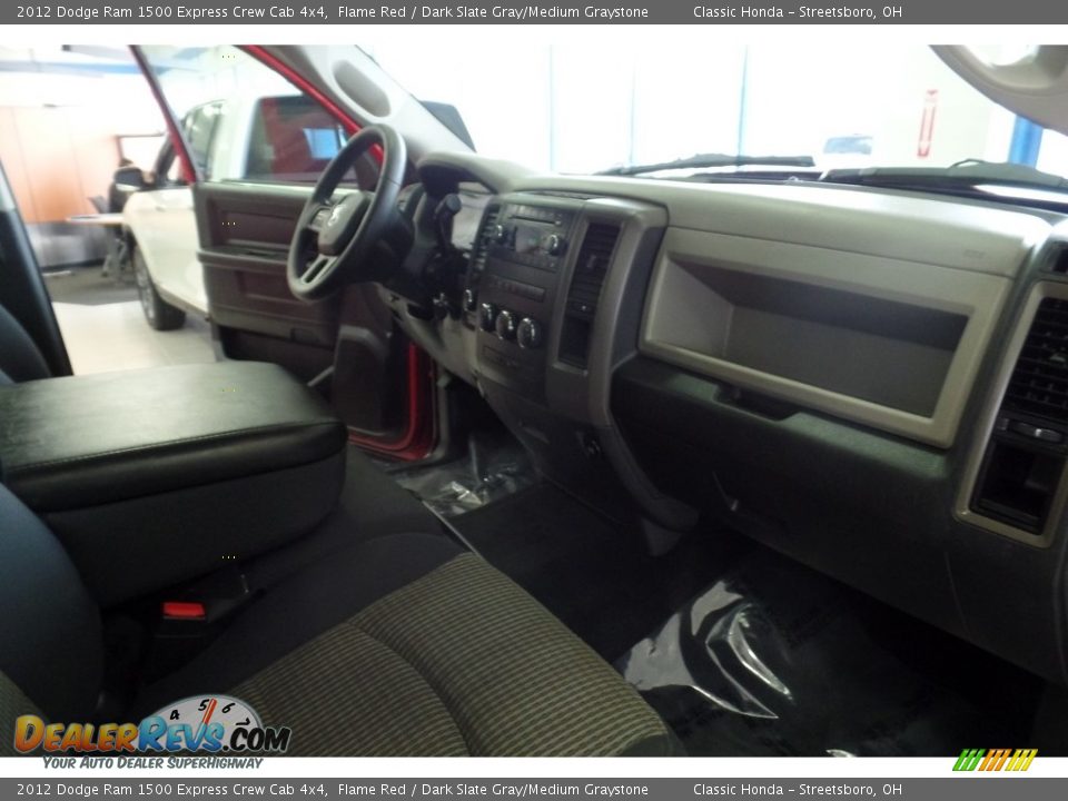 2012 Dodge Ram 1500 Express Crew Cab 4x4 Flame Red / Dark Slate Gray/Medium Graystone Photo #20