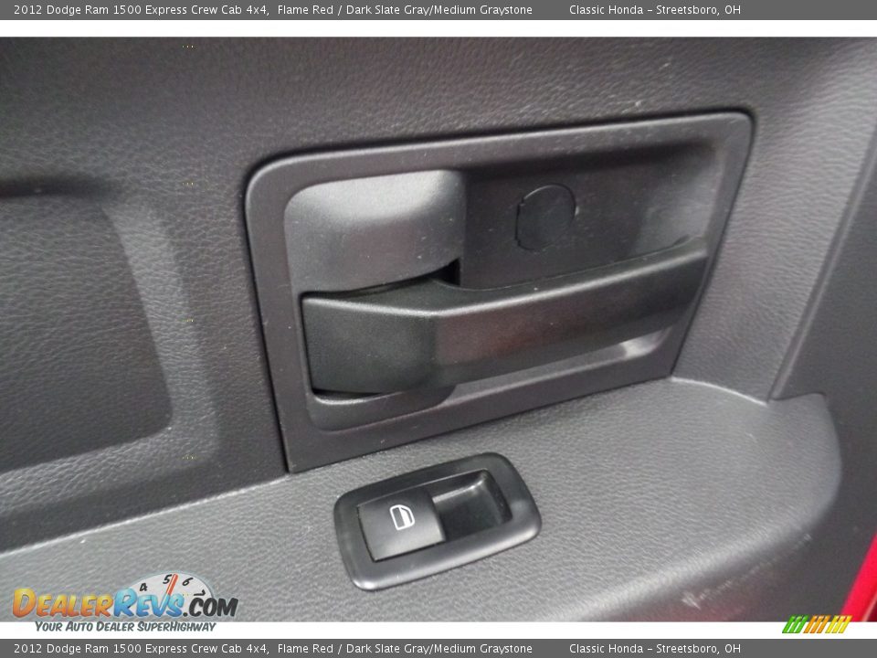2012 Dodge Ram 1500 Express Crew Cab 4x4 Flame Red / Dark Slate Gray/Medium Graystone Photo #22