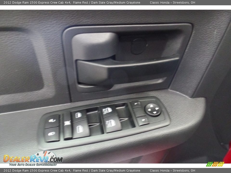 2012 Dodge Ram 1500 Express Crew Cab 4x4 Flame Red / Dark Slate Gray/Medium Graystone Photo #23