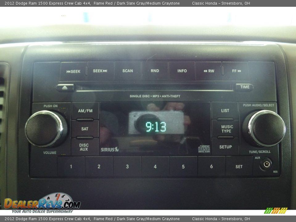 2012 Dodge Ram 1500 Express Crew Cab 4x4 Flame Red / Dark Slate Gray/Medium Graystone Photo #26