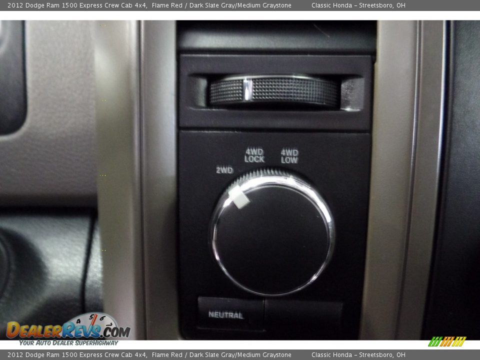 2012 Dodge Ram 1500 Express Crew Cab 4x4 Flame Red / Dark Slate Gray/Medium Graystone Photo #28