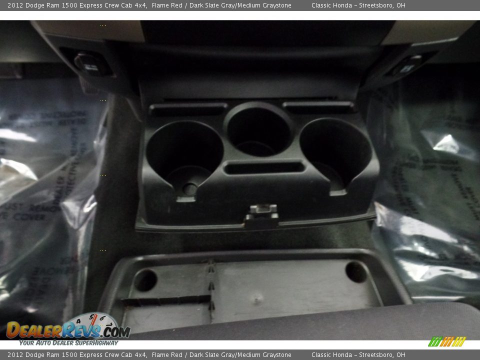 2012 Dodge Ram 1500 Express Crew Cab 4x4 Flame Red / Dark Slate Gray/Medium Graystone Photo #29