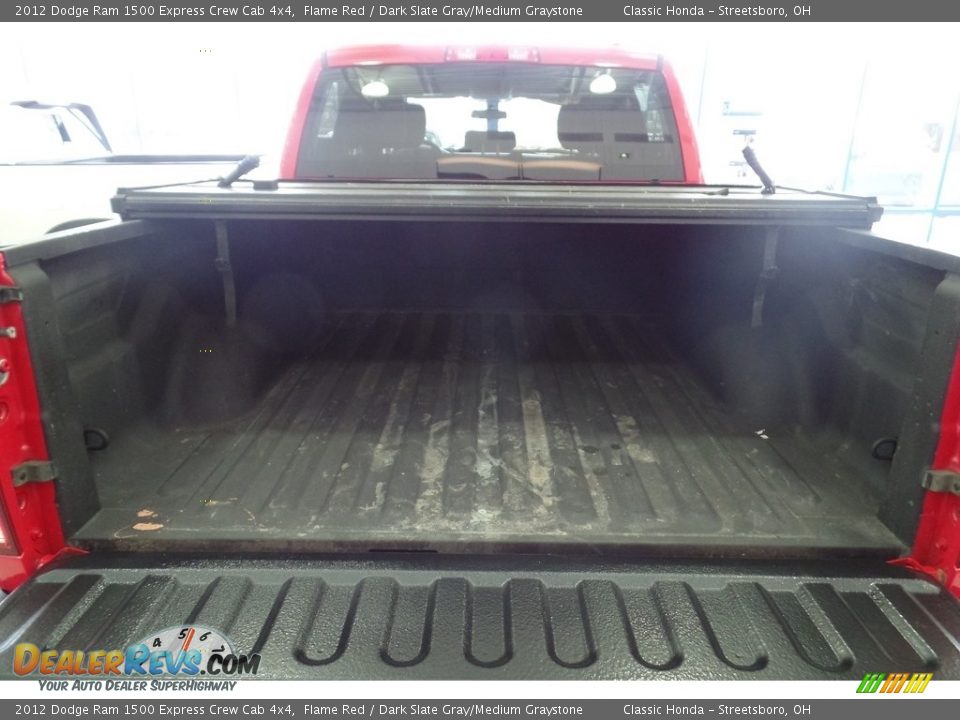 2012 Dodge Ram 1500 Express Crew Cab 4x4 Flame Red / Dark Slate Gray/Medium Graystone Photo #32