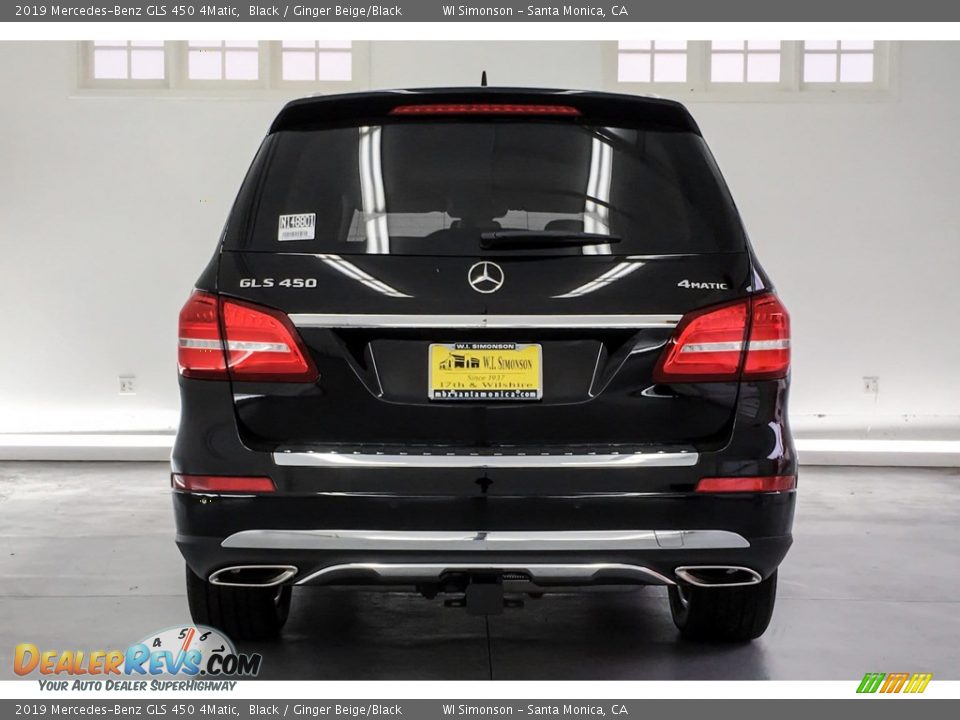 2019 Mercedes-Benz GLS 450 4Matic Black / Ginger Beige/Black Photo #3