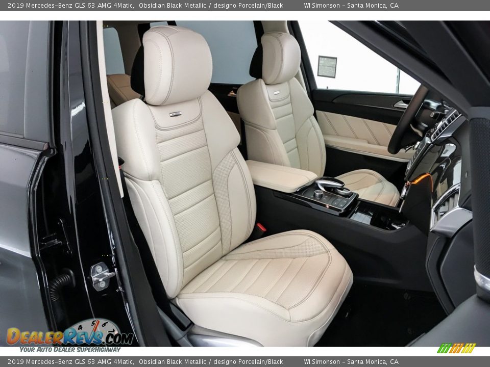 designo Porcelain/Black Interior - 2019 Mercedes-Benz GLS 63 AMG 4Matic Photo #5
