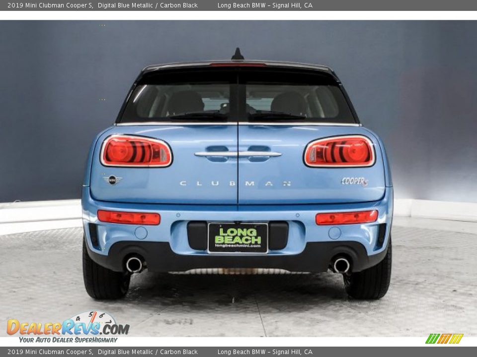 2019 Mini Clubman Cooper S Digital Blue Metallic / Carbon Black Photo #3