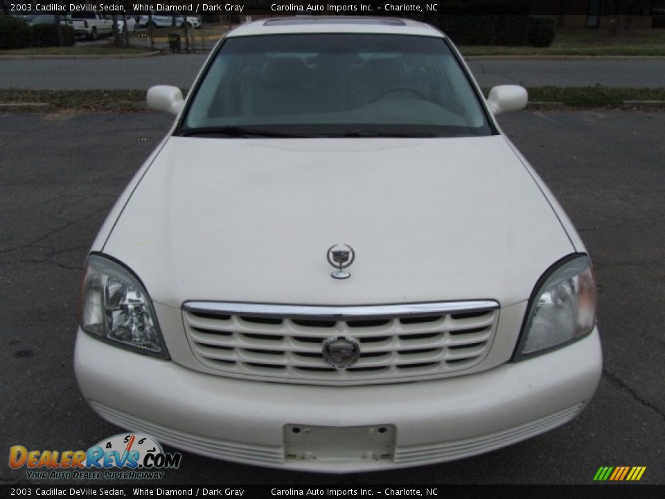 2003 Cadillac DeVille Sedan White Diamond / Dark Gray Photo #5