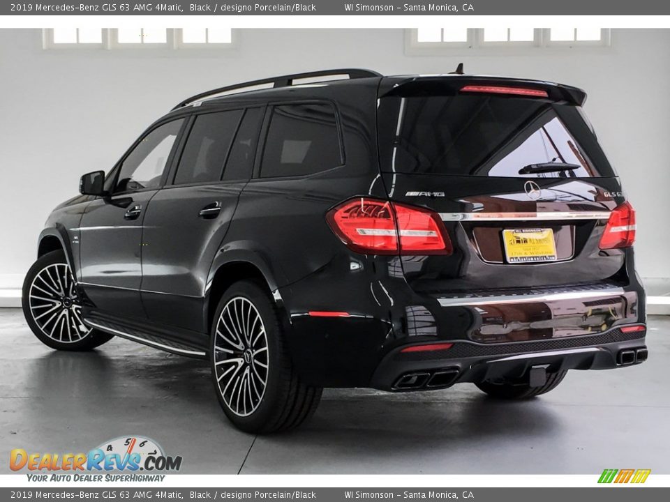 2019 Mercedes-Benz GLS 63 AMG 4Matic Black / designo Porcelain/Black Photo #2