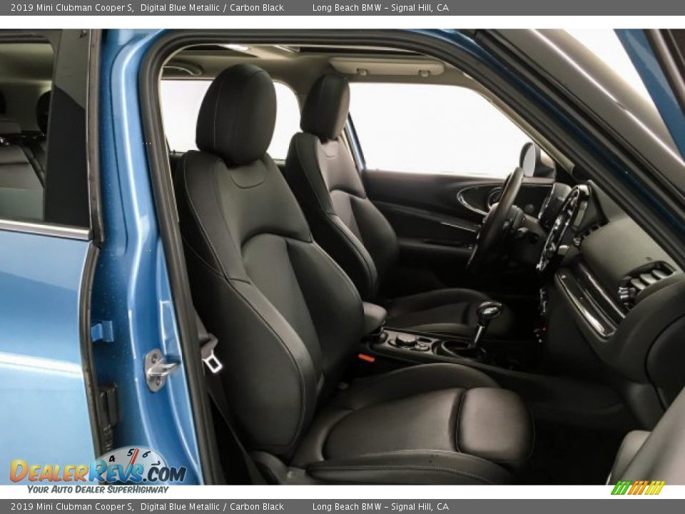 2019 Mini Clubman Cooper S Digital Blue Metallic / Carbon Black Photo #6