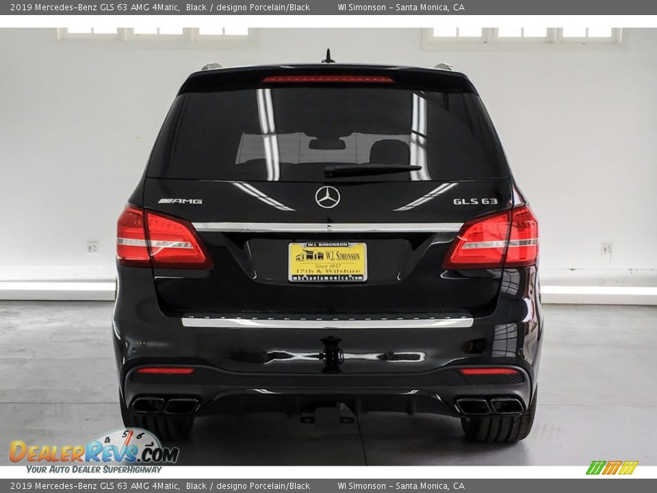 2019 Mercedes-Benz GLS 63 AMG 4Matic Black / designo Porcelain/Black Photo #3
