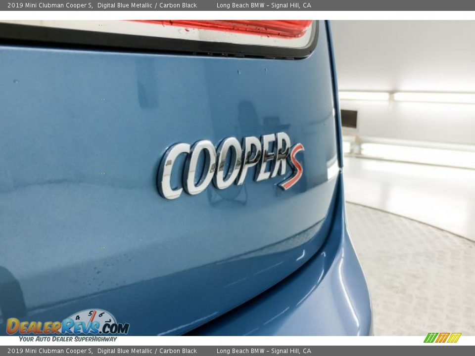 2019 Mini Clubman Cooper S Digital Blue Metallic / Carbon Black Photo #7