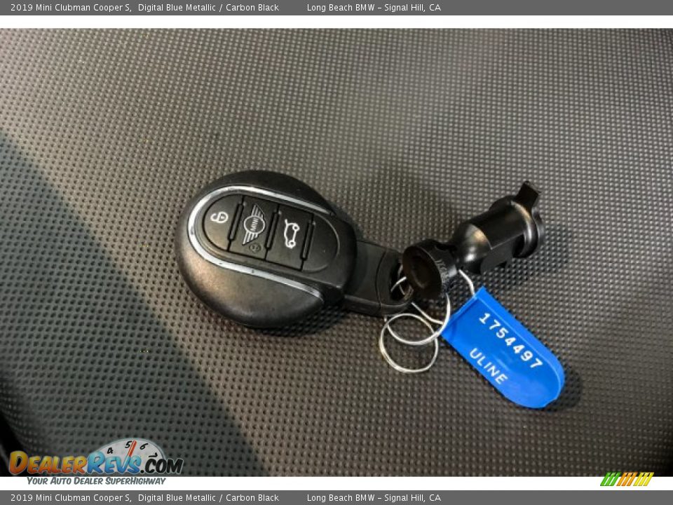 2019 Mini Clubman Cooper S Digital Blue Metallic / Carbon Black Photo #11
