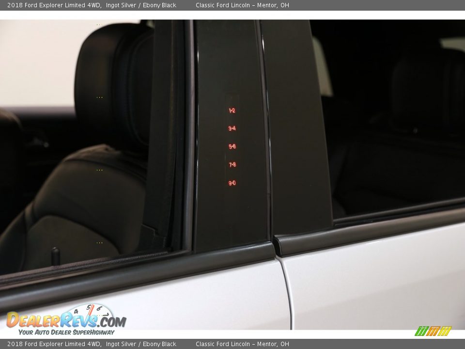 2018 Ford Explorer Limited 4WD Ingot Silver / Ebony Black Photo #4