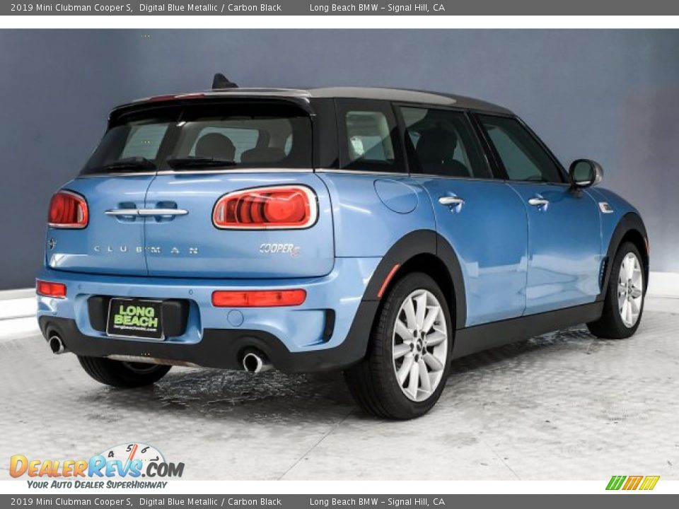2019 Mini Clubman Cooper S Digital Blue Metallic / Carbon Black Photo #19