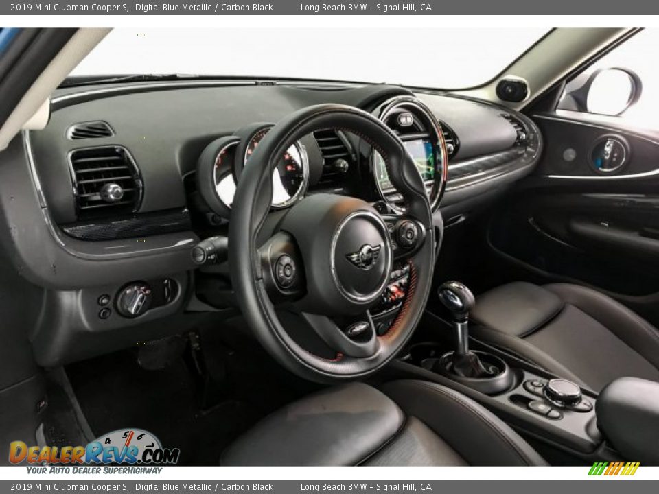 2019 Mini Clubman Cooper S Digital Blue Metallic / Carbon Black Photo #20