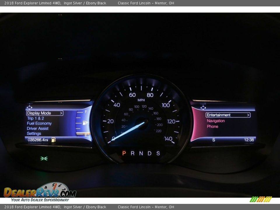 2018 Ford Explorer Limited 4WD Ingot Silver / Ebony Black Photo #8