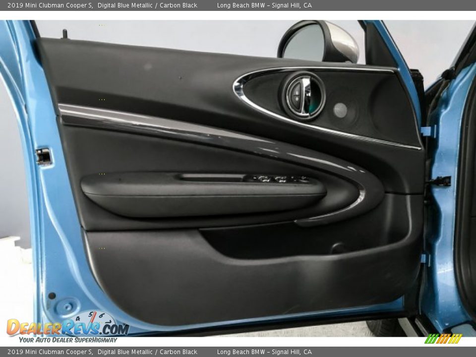 2019 Mini Clubman Cooper S Digital Blue Metallic / Carbon Black Photo #24