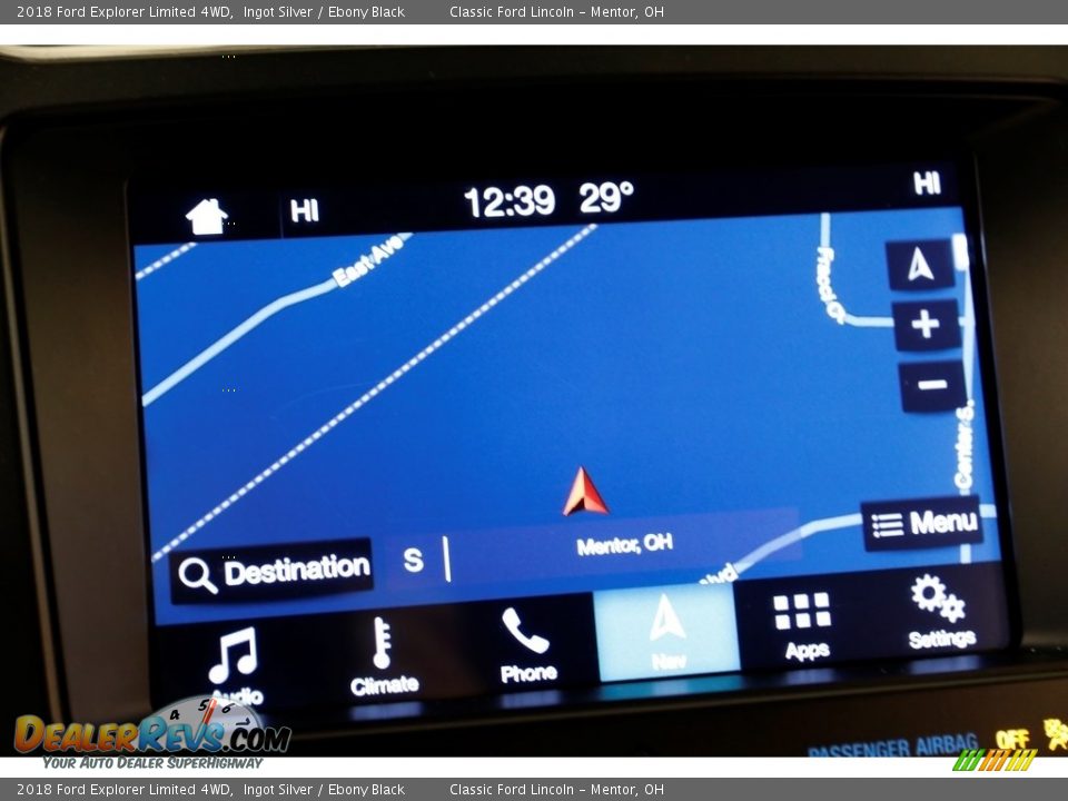 2018 Ford Explorer Limited 4WD Ingot Silver / Ebony Black Photo #11