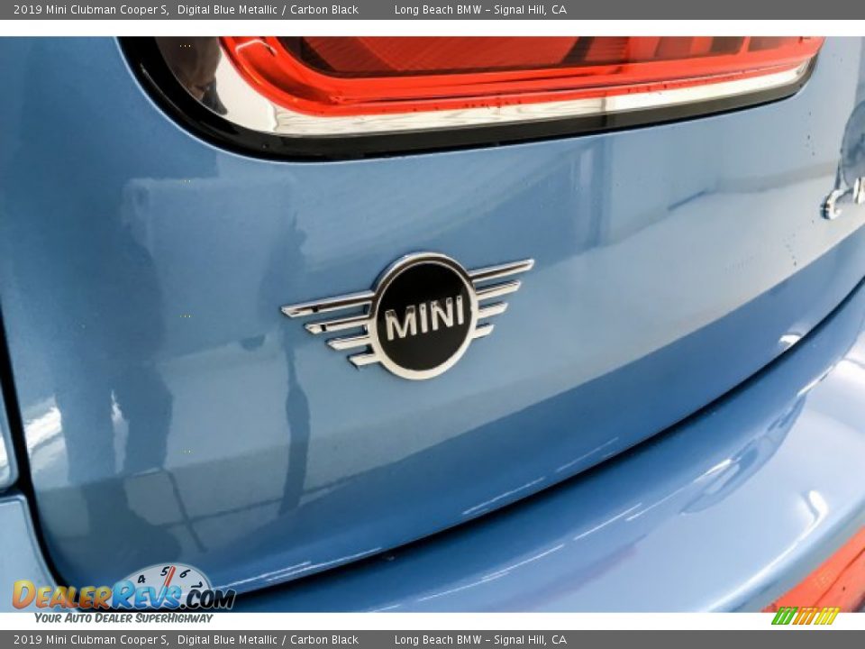2019 Mini Clubman Cooper S Digital Blue Metallic / Carbon Black Photo #28