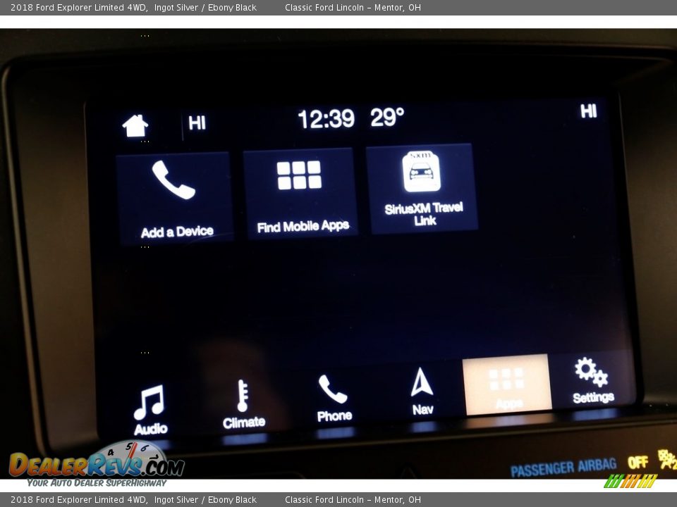 2018 Ford Explorer Limited 4WD Ingot Silver / Ebony Black Photo #12