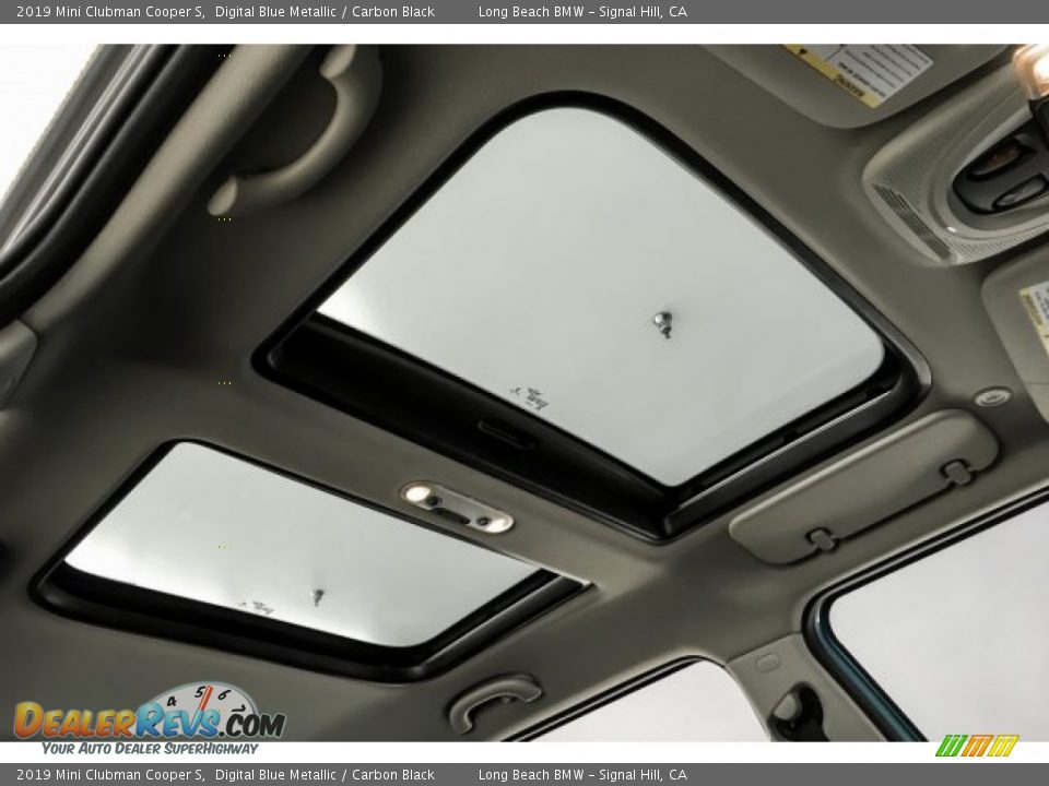 2019 Mini Clubman Cooper S Digital Blue Metallic / Carbon Black Photo #30