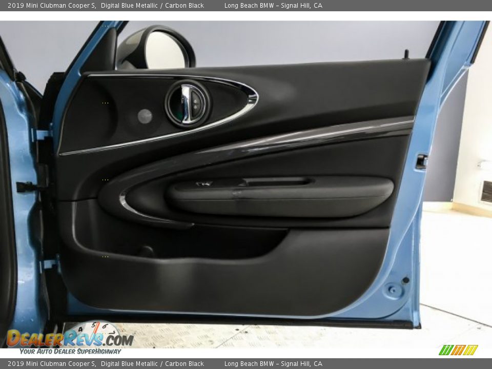 2019 Mini Clubman Cooper S Digital Blue Metallic / Carbon Black Photo #31