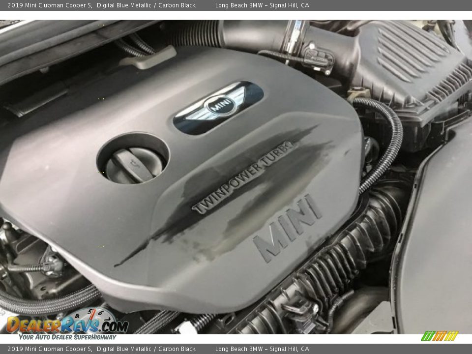 2019 Mini Clubman Cooper S Digital Blue Metallic / Carbon Black Photo #32
