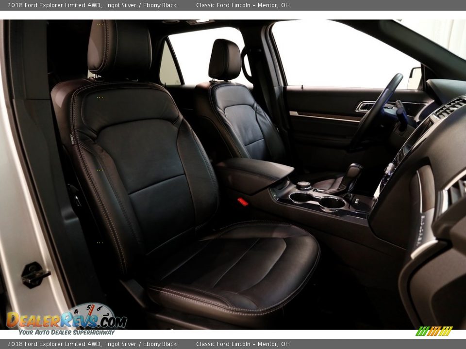 2018 Ford Explorer Limited 4WD Ingot Silver / Ebony Black Photo #16