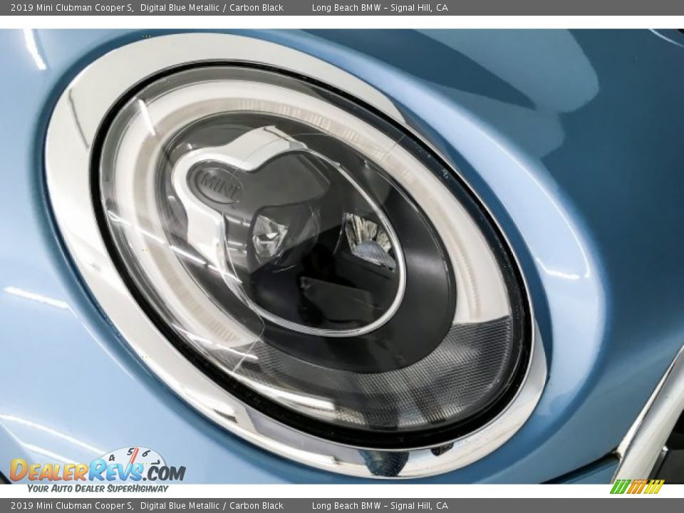 2019 Mini Clubman Cooper S Digital Blue Metallic / Carbon Black Photo #33