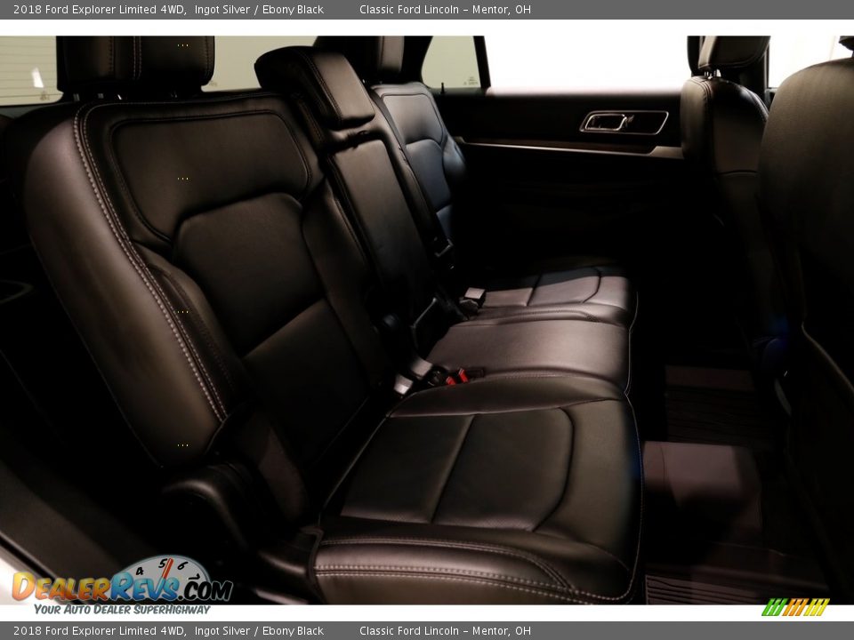 2018 Ford Explorer Limited 4WD Ingot Silver / Ebony Black Photo #17