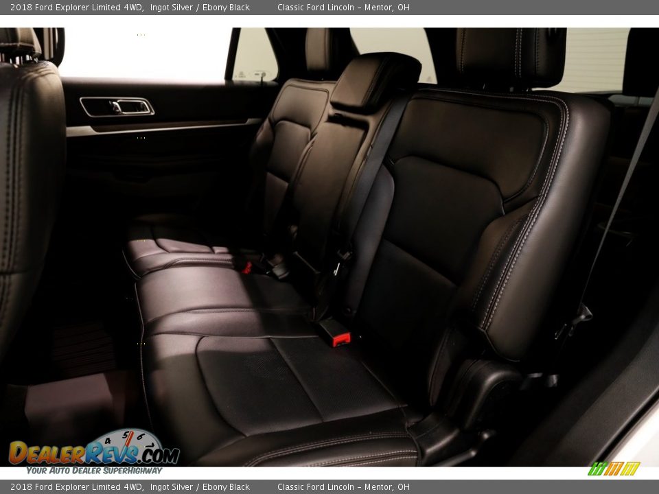 2018 Ford Explorer Limited 4WD Ingot Silver / Ebony Black Photo #18