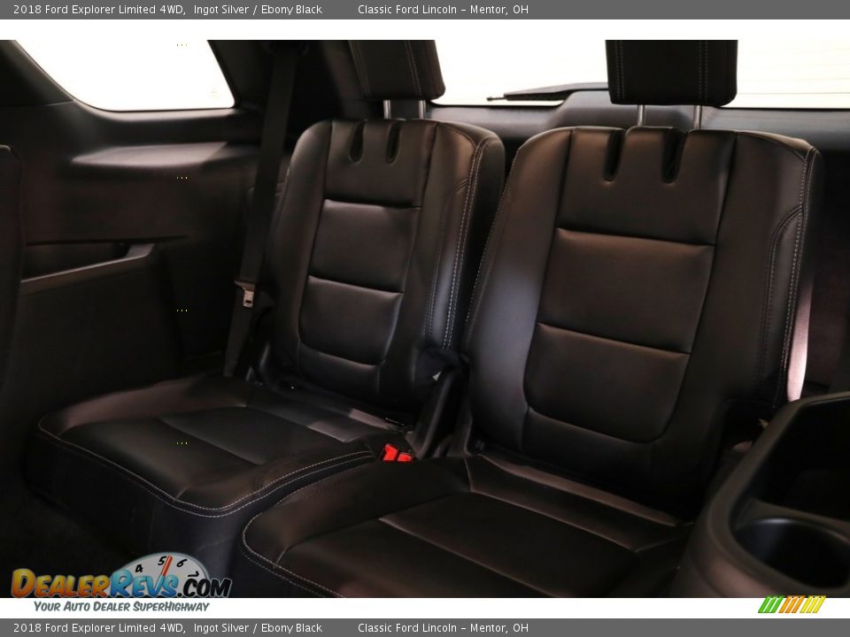 2018 Ford Explorer Limited 4WD Ingot Silver / Ebony Black Photo #19