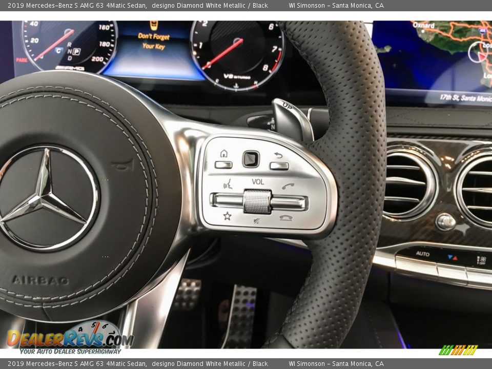 2019 Mercedes-Benz S AMG 63 4Matic Sedan Steering Wheel Photo #20